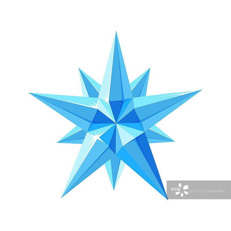 闪闪发光的水晶星星图片素材
