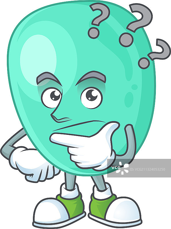 金黄色葡萄球菌困惑的姿态图片素材