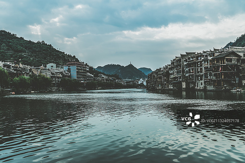 贵州镇远古城风光图片素材