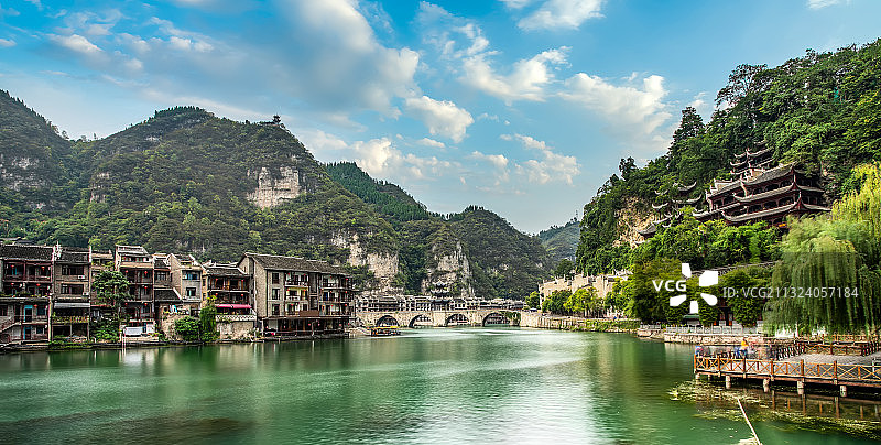 贵州镇远古城风光图片素材