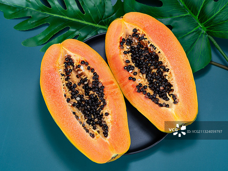 红心木瓜图片素材