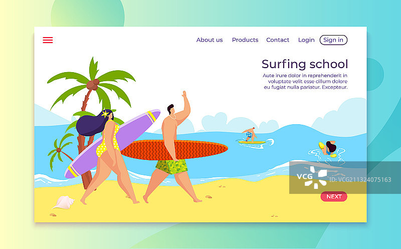 夏日沙滩度假人群图片素材