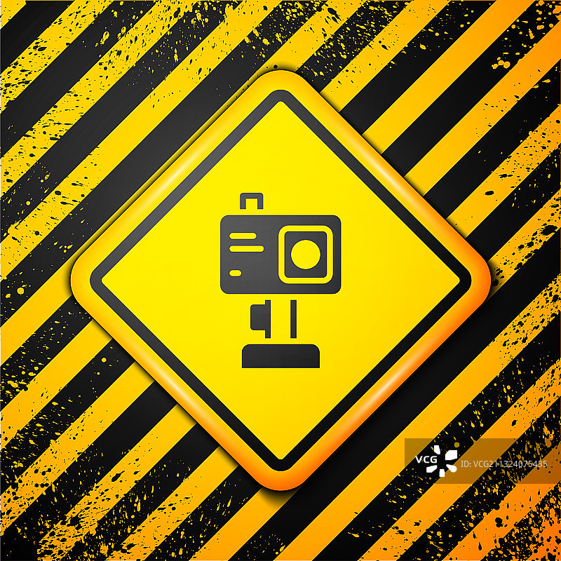 黑色极限运动相机图标图片素材