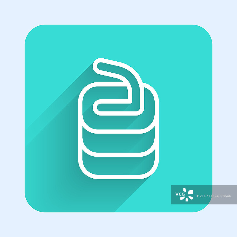 冰壶运动石块图标白色线条图片素材