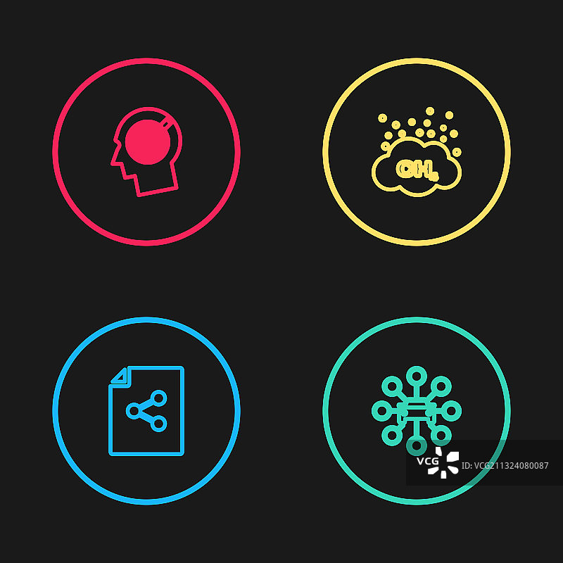 文件共享、汽车共享和甲烷图片素材