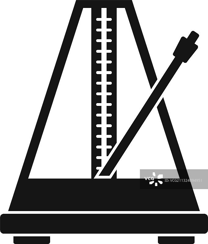 节拍器节拍图标（简约风格）图片素材