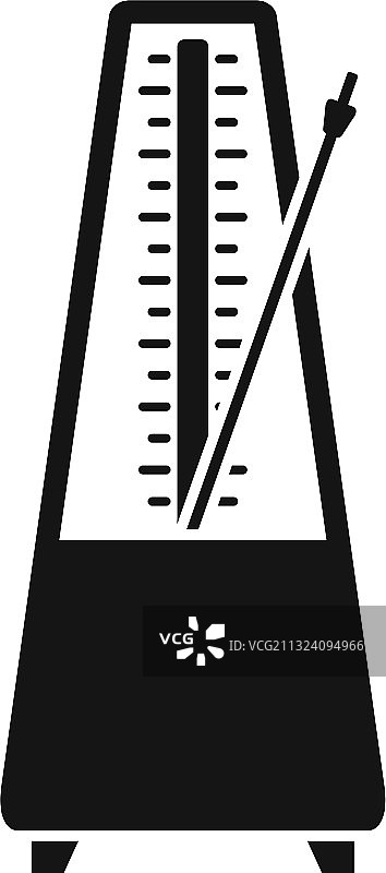设备节拍器简约图标图片素材