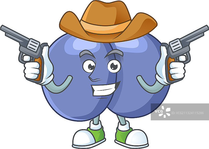 手持枪支的牛仔图片素材