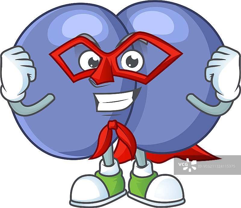 肺炎链球菌超级英雄形象图片素材