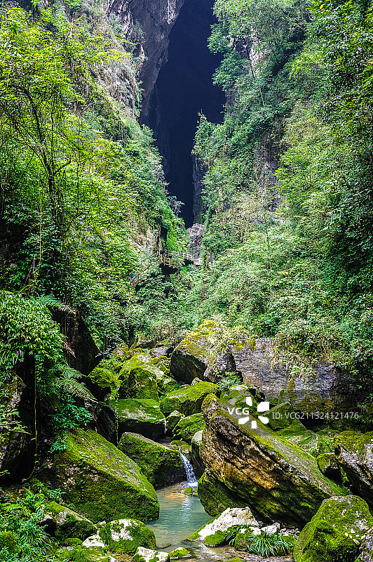 《武隆天坑地缝国家地质公园》图片素材