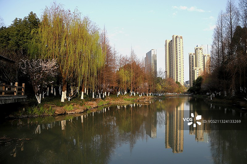 水景公园 杭州图片素材