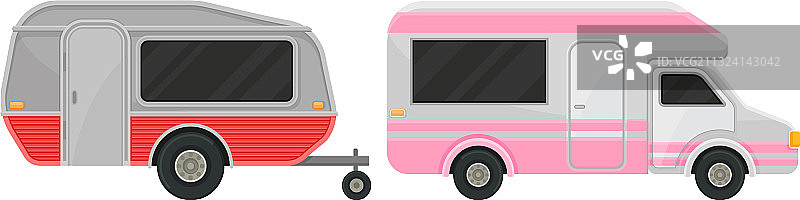 拖车式房车图片素材