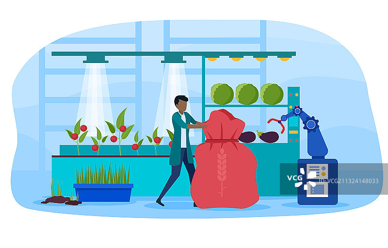 人造栽培农作物图片素材