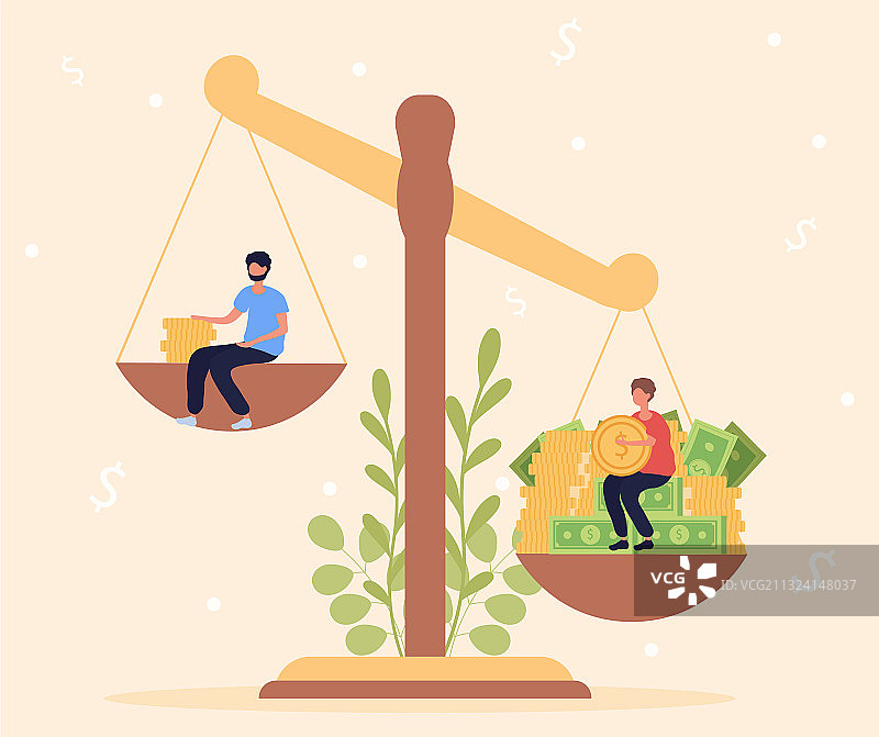 贫富概念图片素材