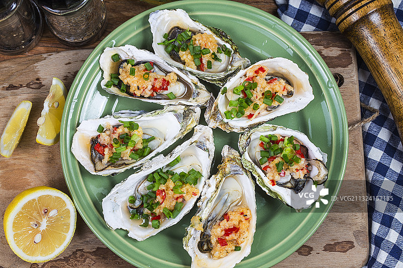 烤生蚝图片素材