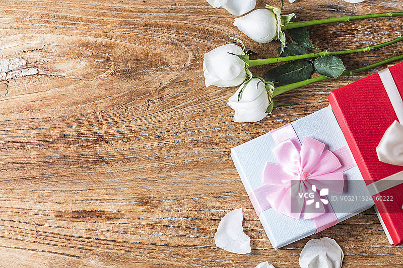 白色情人节概念图片素材