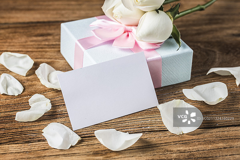 白色情人节概念图片素材