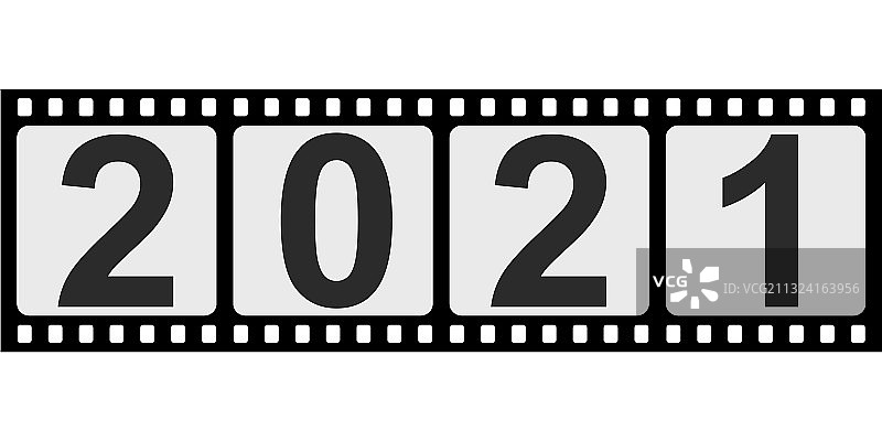 banner2021新年快乐复古风格幻灯片图片素材