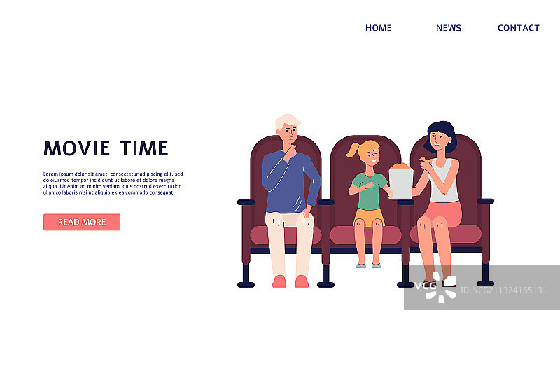 电影院和家庭影院网页模型图片素材