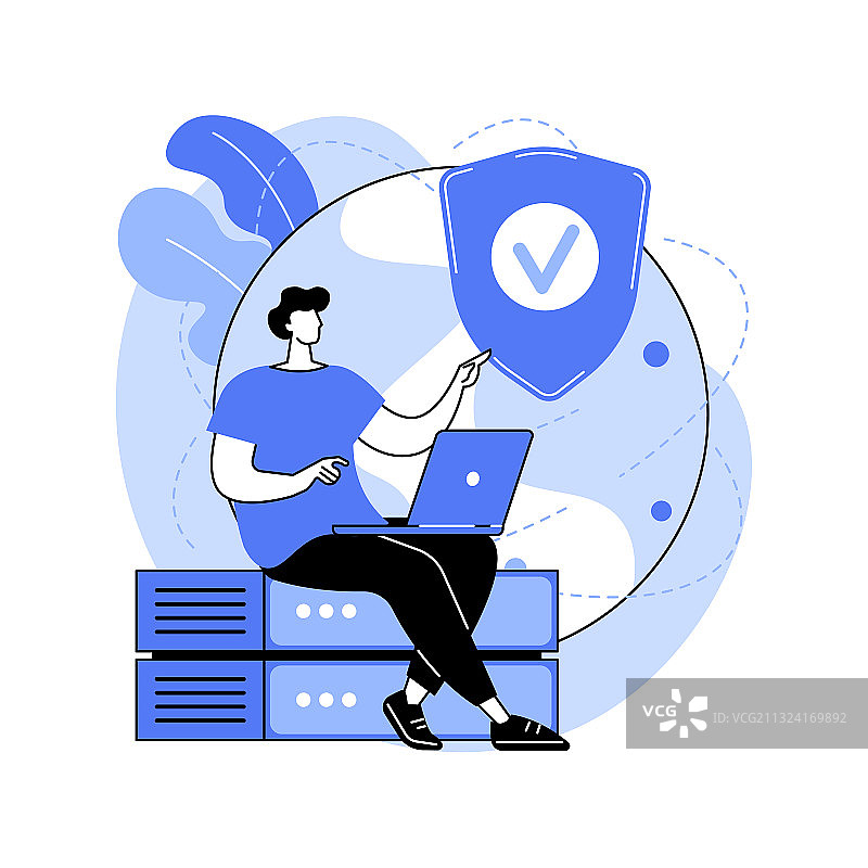 代理服务器抽象概念图片素材