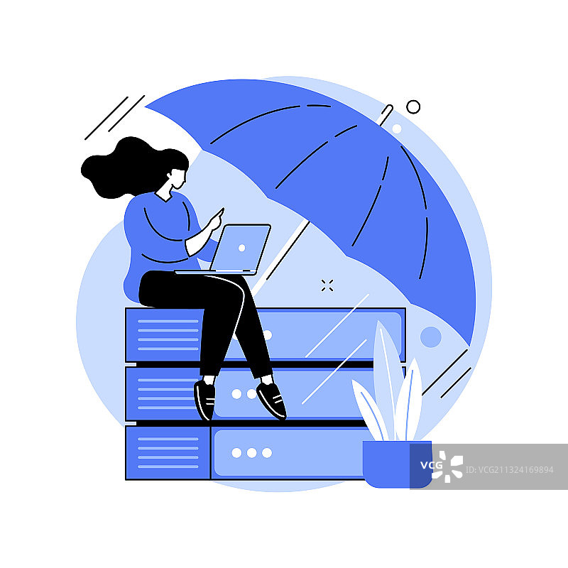 网络保险抽象概念图片素材