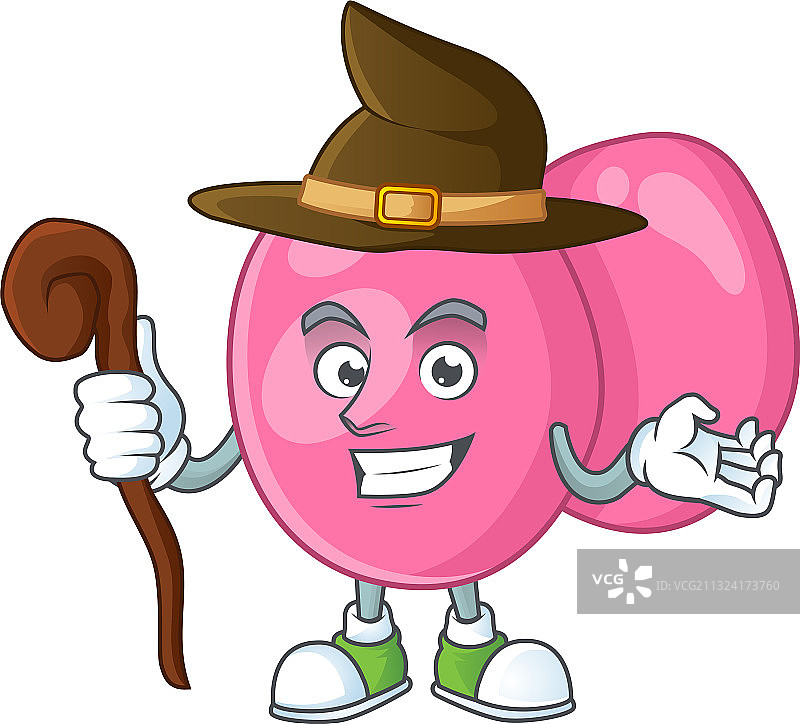 可爱狡猾的女巫化脓性链球菌图片素材