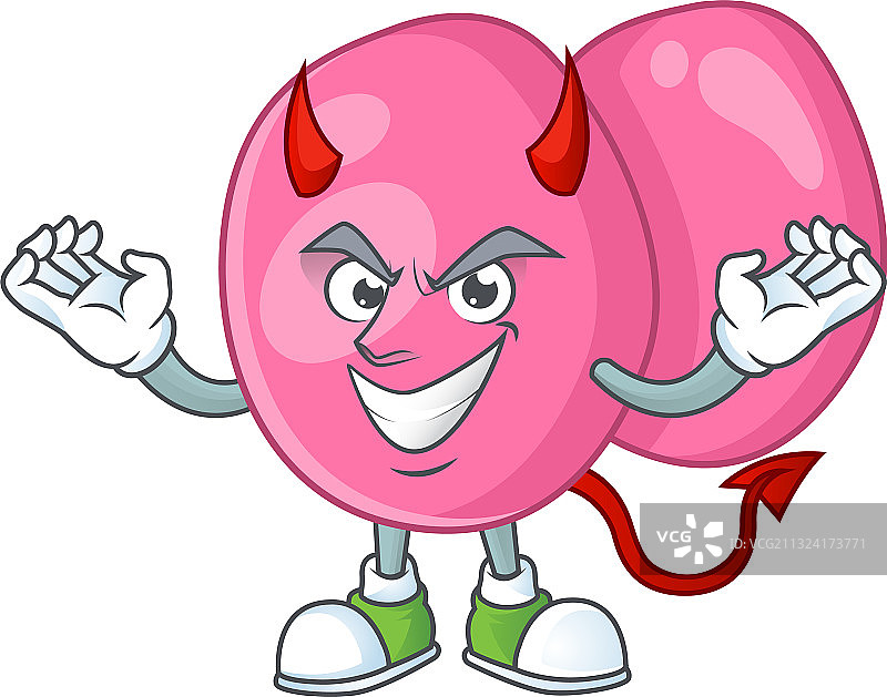 魔鬼化脓性链球菌卡通图片图片素材