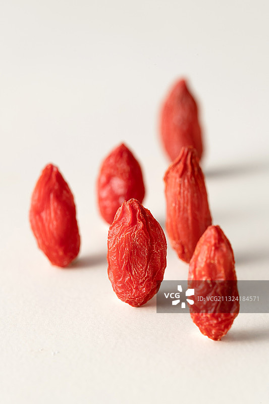 枸杞颗粒特写图片素材