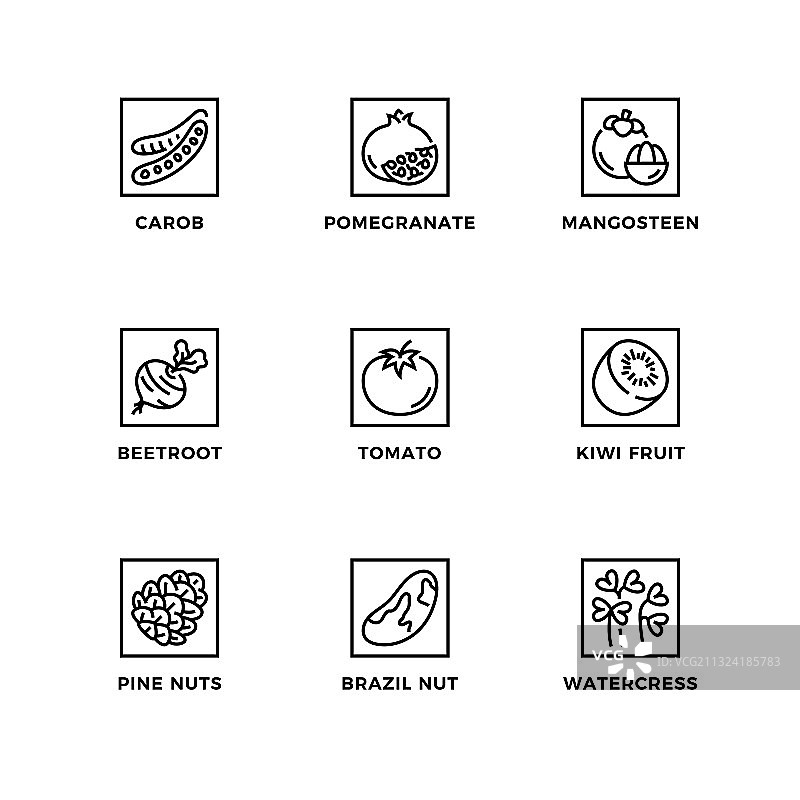 超级食品图标图片素材
