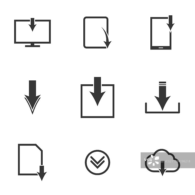 文件下载主题图标合集图片素材
