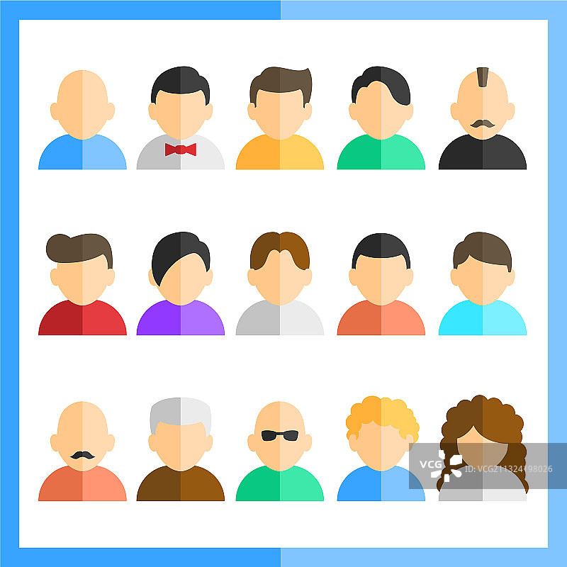 用户人物头像剪贴画合集图片素材