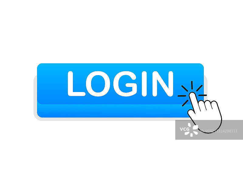 登录网页横幅箭头光标图标图片素材