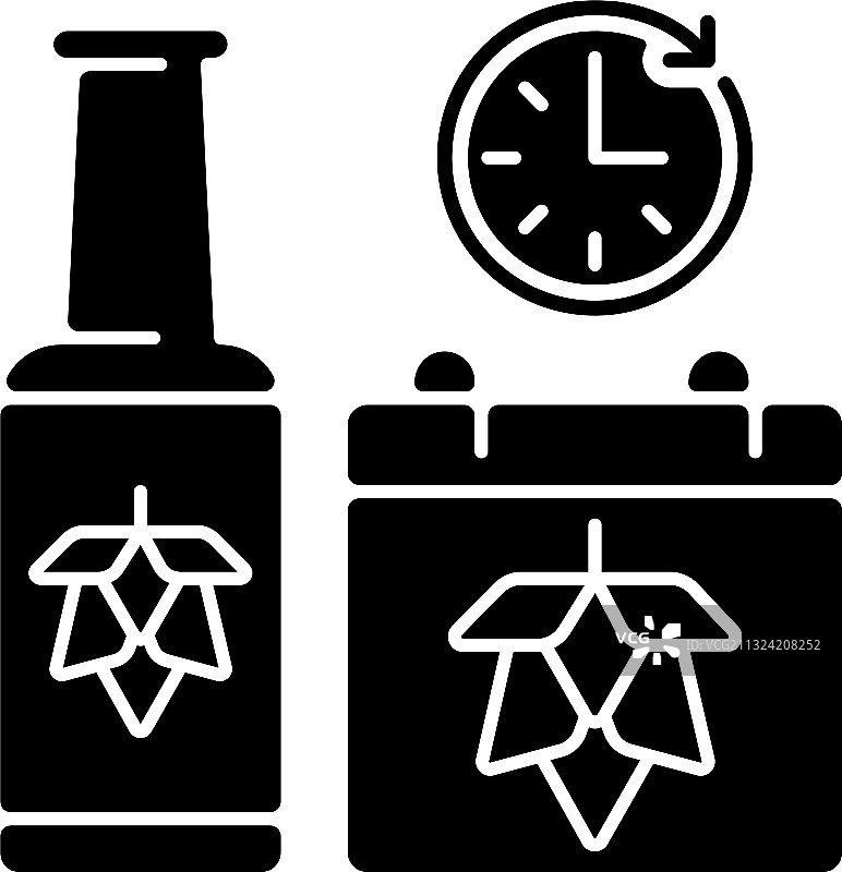 赛松啤酒黑色标志图标图片素材