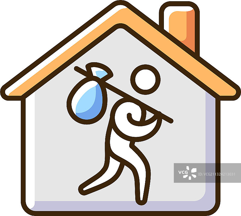 难民营RGB颜色图标图片素材