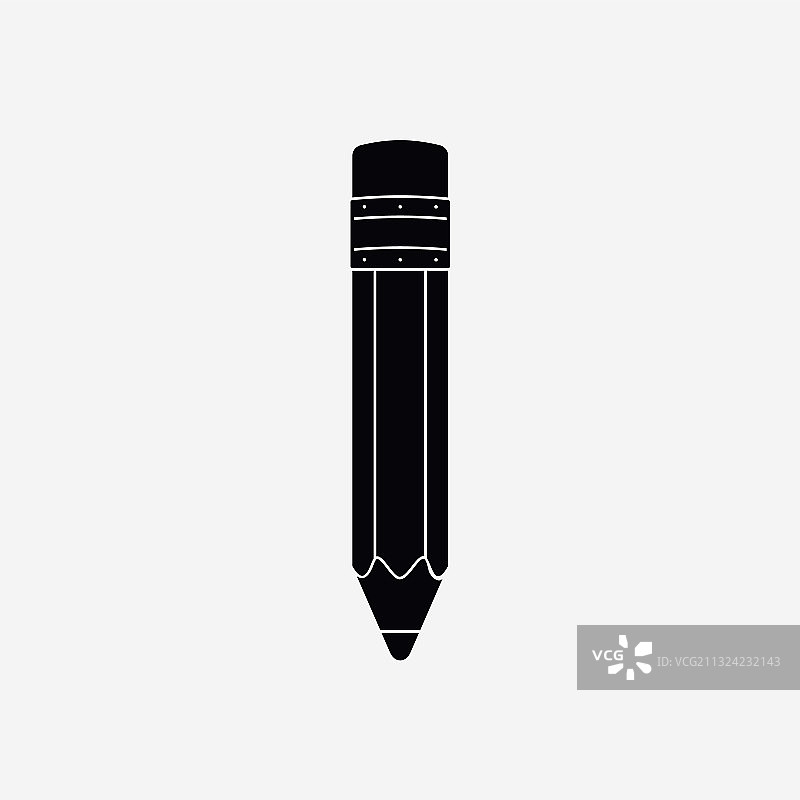 黑色铅笔图标图片素材