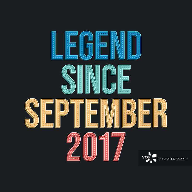 2017年9月以来的传奇——复古风图片素材