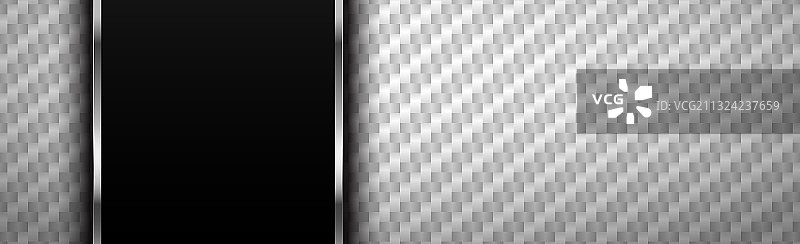 白色和灰色碳纤维纹理全景图片素材