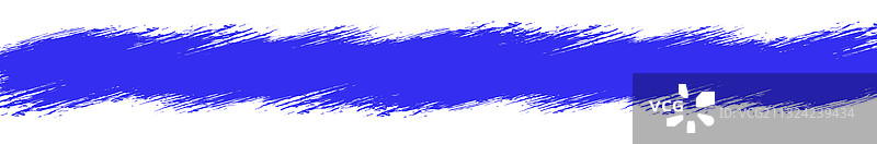 白色全景上的蓝色油漆涂抹图片素材