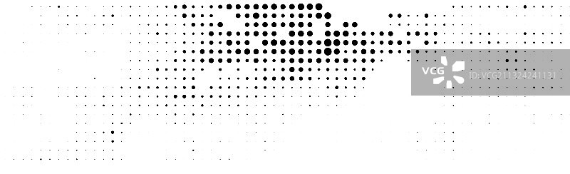 白色背景上的黑色圆点全景图图片素材