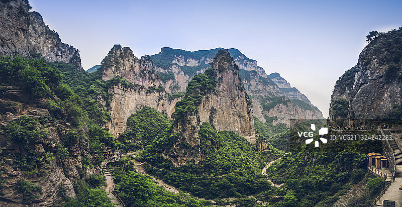 太行山画廊地貌图片素材
