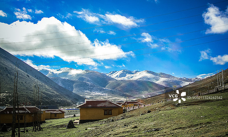 高原藏区风光 折多山 木雅圣地图片素材