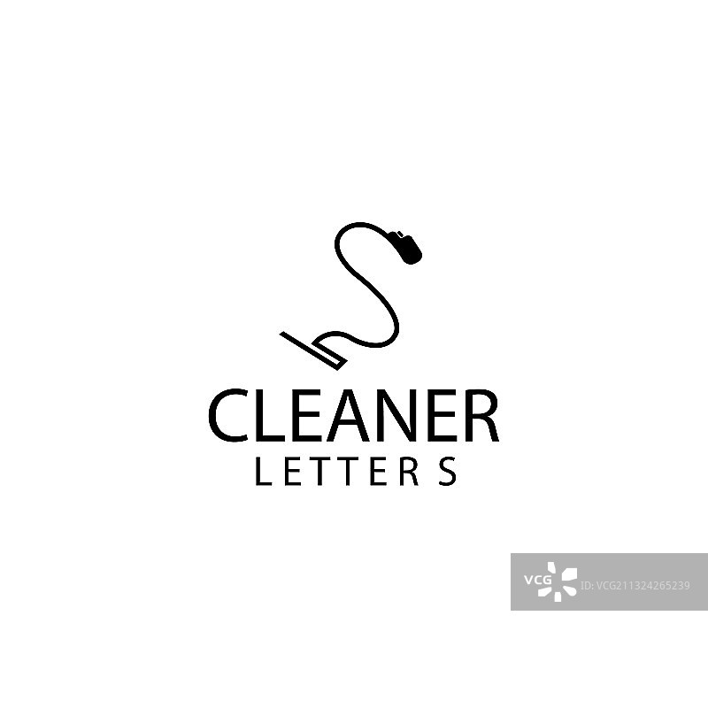 简约logo 清洁首字母S设计模板图片素材