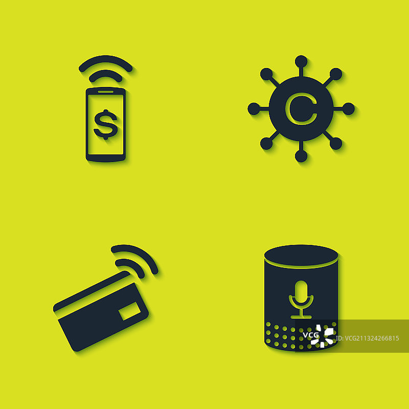 非接触支付语音助手图片素材