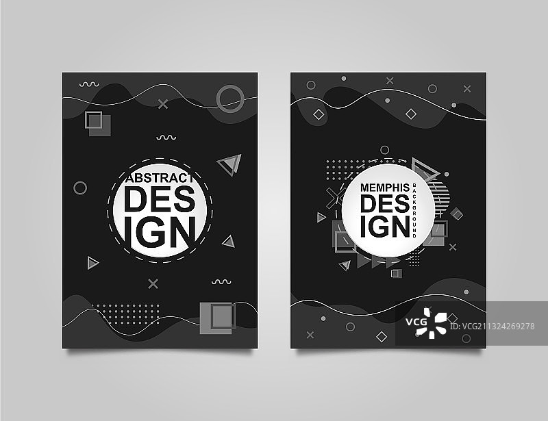 黑色封面设计图片素材