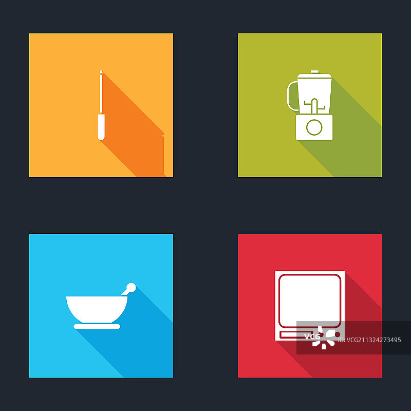 小刀、磨刀器、搅拌机、研钵和研杵图片素材
