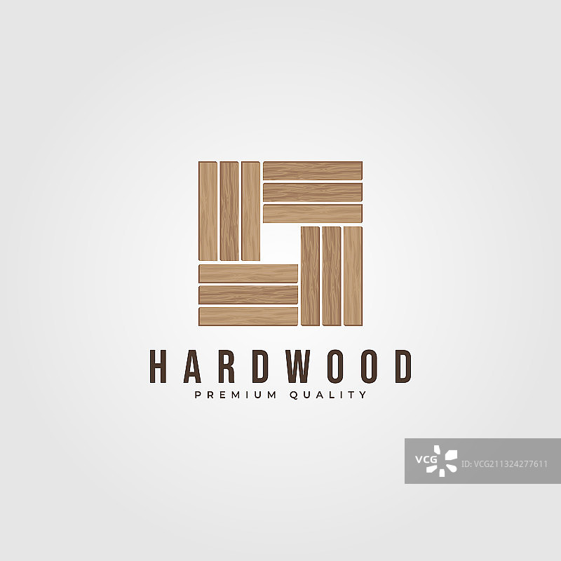 硬木镶木地板标志设计图片素材