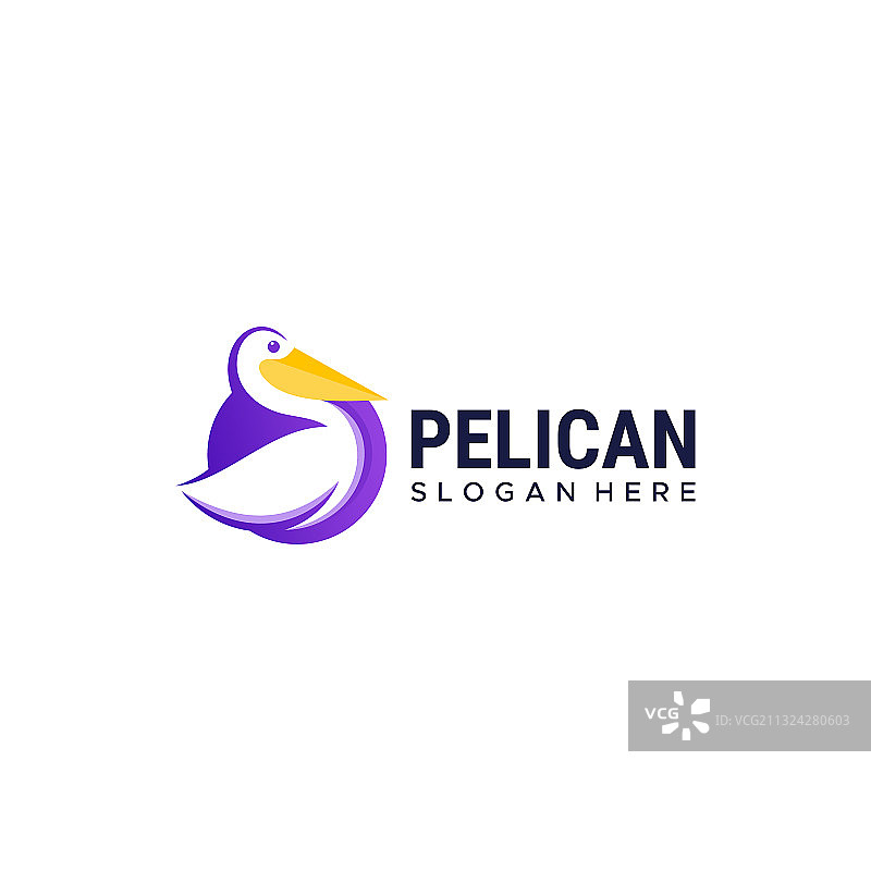 鹈鹕Logo设计模板图片素材