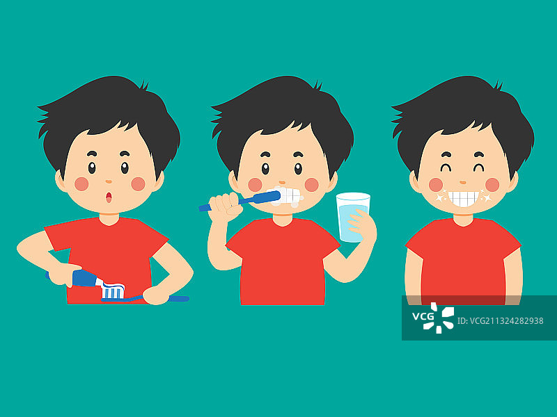 刷牙卡通素材图片素材