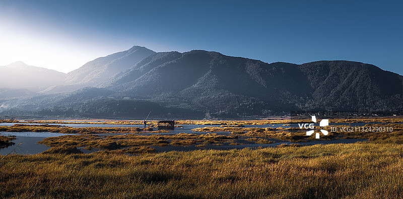 腾冲北海湿地风光图片素材