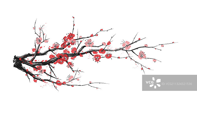 逼真樱花图片素材